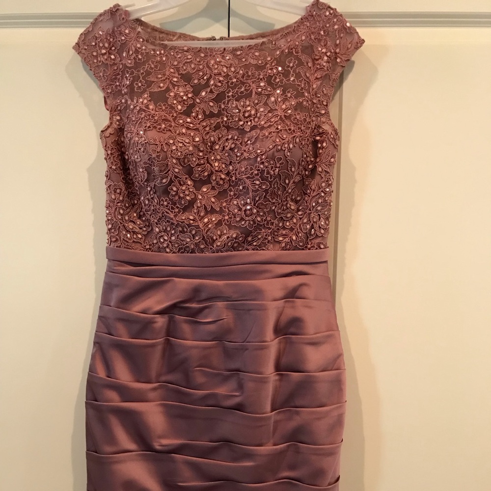 La Femme Beaded cocktail dress